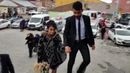 TOMA gelin arabası oldu