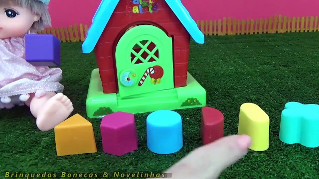 Patati Patatá Casa Aprender Formas Cores e Adesivos. Brinquedos Em Português - Mell Chan Peppa Pig