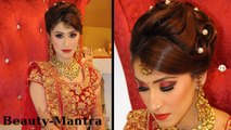 Indian Wedding Makeup - Gorgeous Reception Look - Complete Hair And Makeup