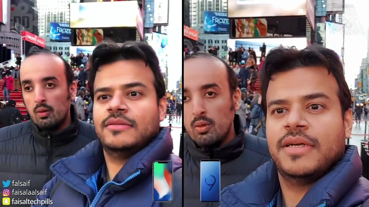 جالكسي +S9 ضد الايفون X .. المقارنة الشاملة!  