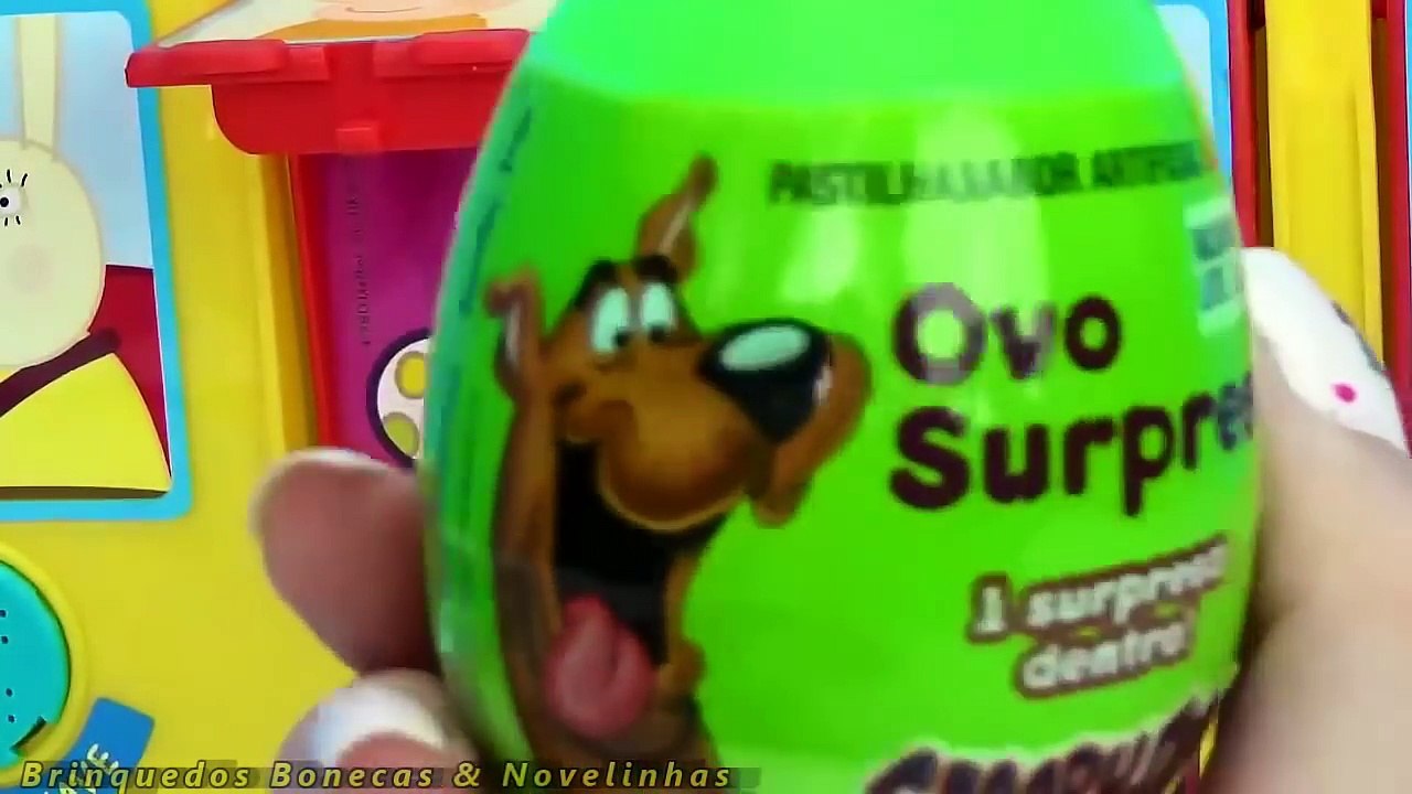 Miraculous Ladybug Ônibus de Atividades Peppa Pig Brinquedo Scooby Doo Pop-Ups Toys Surprise