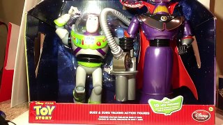 Video Review of the Disney Store Disney Pixar Toy Story Buzz & Zurg Talking Action Figures