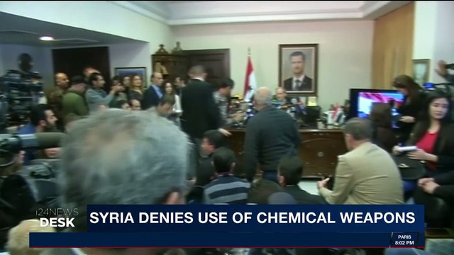 i24NEWS DESK | Syria denies use of chemical weapons | Saturday, March 10th 2018