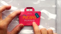 【100均】ダイソーの透明ビニールバッグ☆購入品紹介動画☆痛バ保護に買う人多数☆クリアバッグ・ビニバ☆おすすめ