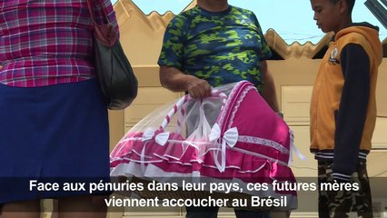 Migrants: nouvelle génération de bébés vénézuéliens au Brésil