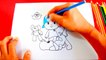 Cómo dibujar a POCOYO y sus Amigos (Elly, Pato, Pajaroto, Loula) | How to draw Pocoyo and Friends
