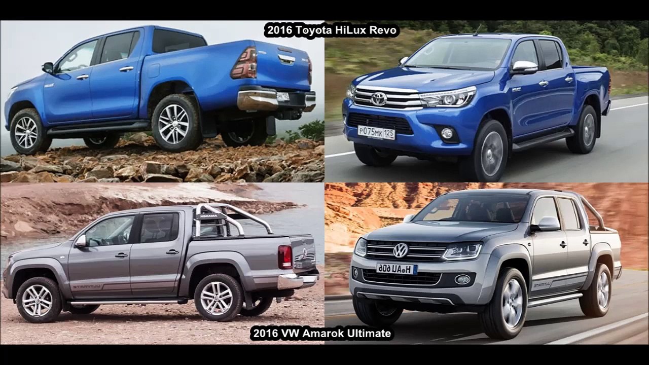 2016 Toyota HiLux Revo Vs 2016 VW Amarok Ultimate - DESIGN!