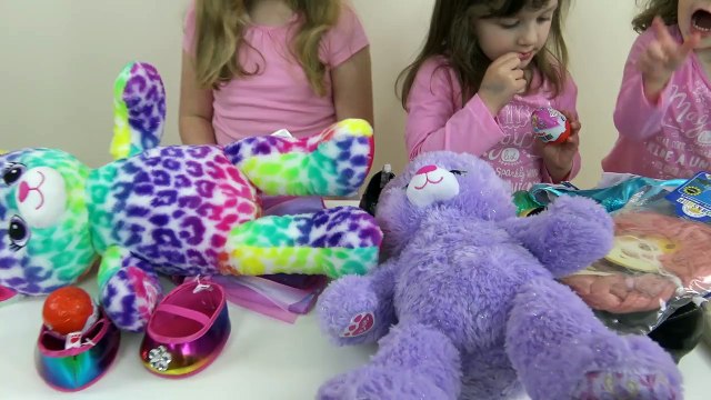 Disney Frozen Build a Bear Workshop Surprise Box opening Elsa and Anna Teddy Bears