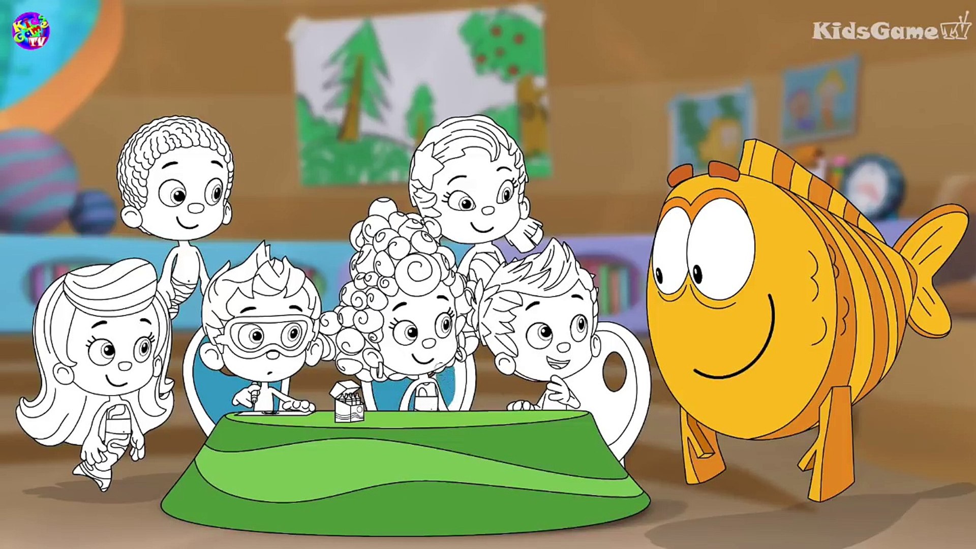 bubble guppies coloring pages bubble nonny