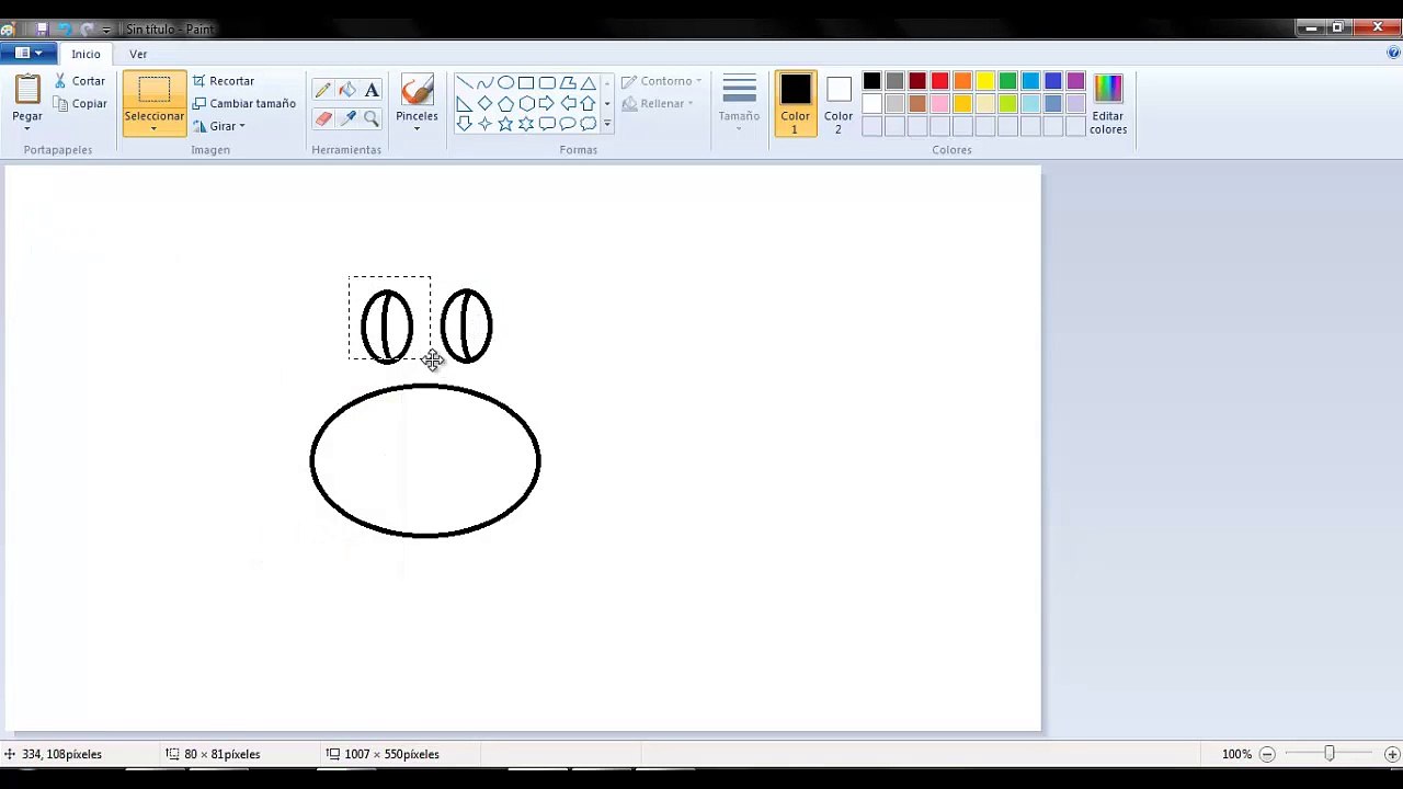 Dibujos para niños: Cómo Dibujar una Jirafa con Paint