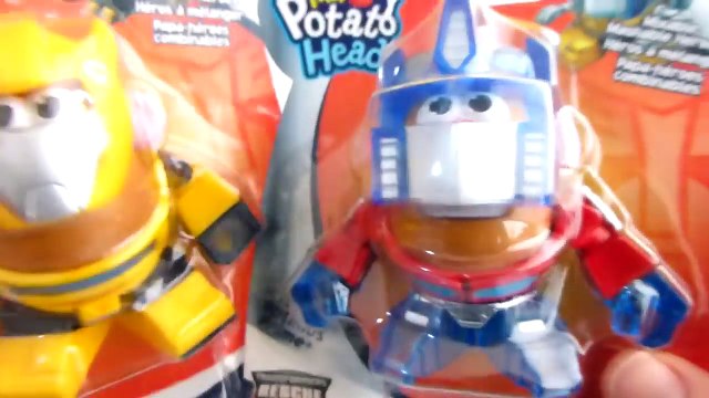 Mr Potato Head Transformers Optimus Prime y Bumblebee