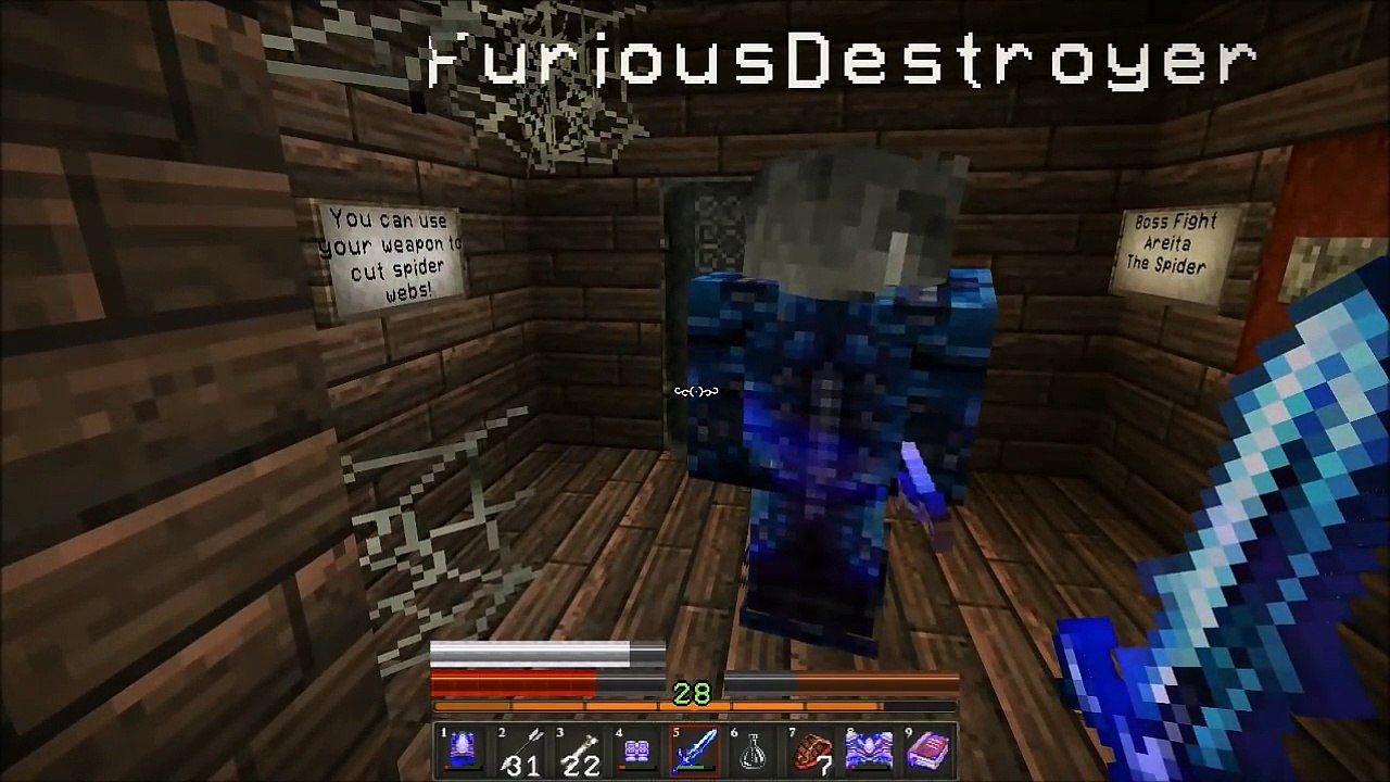 186.Minecraft- Herobrine's Mansion - Fighting Herobrine - Part 3