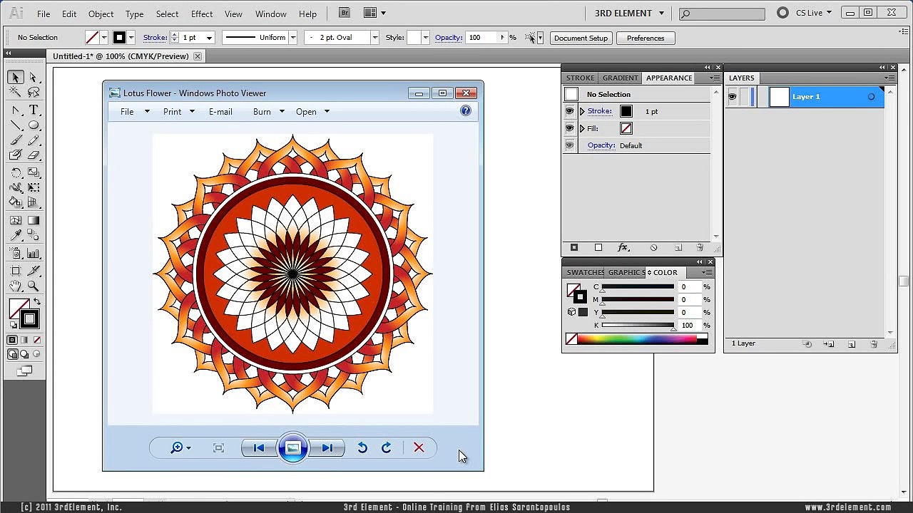 Create a Vector Lotus Flower - Illustrator Tutorial