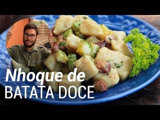 Nhoque de Batata Doce com Bacon - Web à Milanesa