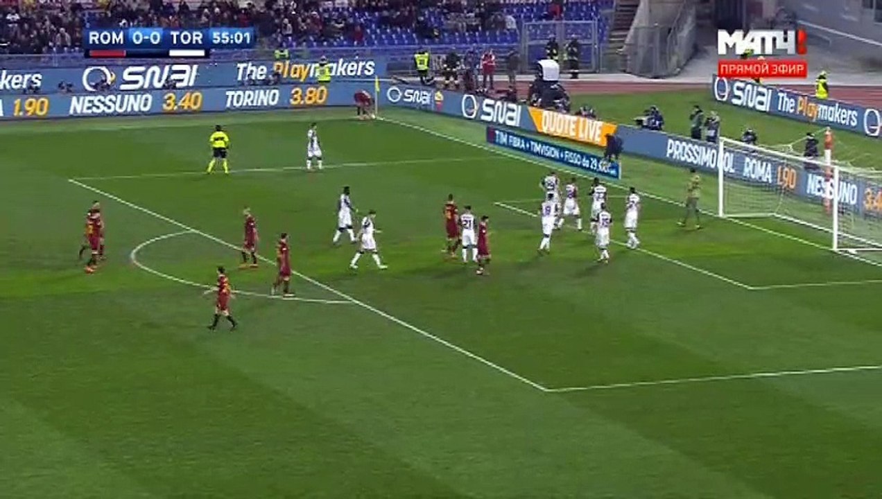 Konstantinos Manolas Goal HD - AS Roma	1-0	Torino 09.03.2018