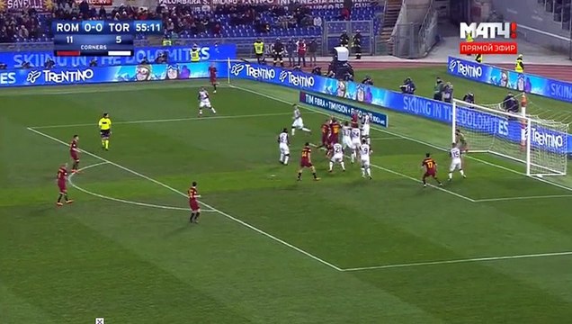 Konstantinos Manolas Goal HD - AS Roma 1-0 Torino 09.03.2018
