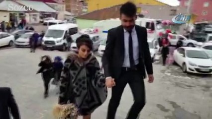 TOMA gelin arabası oldu!