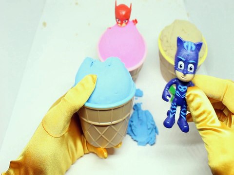 Learn Colors Lollipops Foam Clay Surprise Toys Ice Cream Kinetic Sand Microwave Fruits Fun for Kids