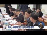 [14/11/29 정오뉴스] 여야, 주말 동안 막바지 예산심사 총력