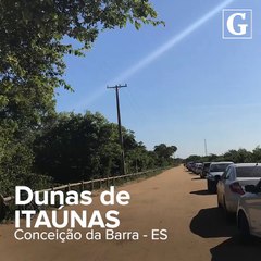 Dunas de Itaúnas em Conceição da Barra