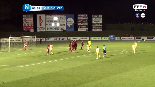 Coup franc bien dangereux suivi d'une frappe non cadrée !