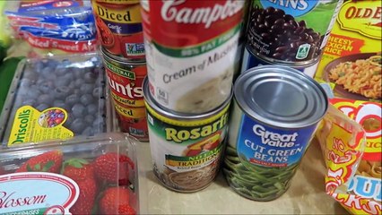 Weekly Meal Plan & Walmart Grocery Haul | Shellys Home Life (Jan. 9, 2017)