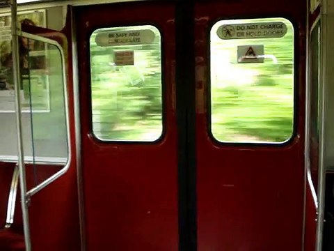 Bombardier T1 TTC Subway train car 5050 from Jane to Ossington Station