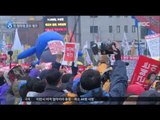 [16/11/26 뉴스데스크] 첫 '청와대 포위' 행진, 200m 앞 접근·인간띠 잇기