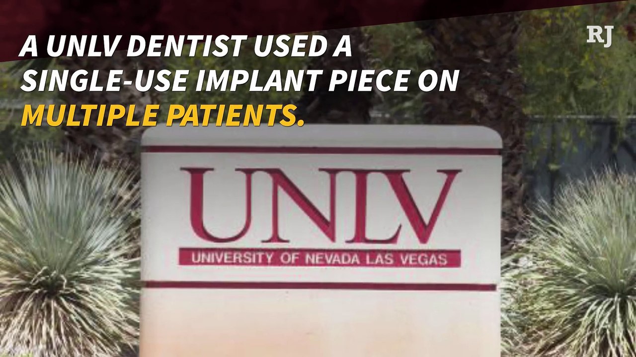UNLV will not release audit of dentist reusing used singleuse implant