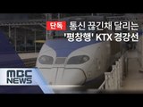 [단독] 통신 끊긴채 달리는 '평창행' KTX 경강선 [뉴스데스크]