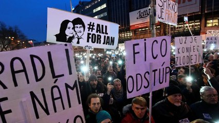 Kormányellenes tüntetések Szlovákiában