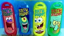 Tintas de Banho Bob Esponja Spongebob Squarepants Bath Time Paint Set Em Português