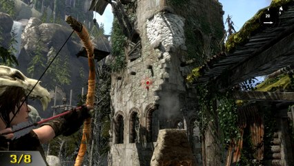 Rise of the Tomb Raider - Bull's Eye Challenge Walkthrough (8 Bull's-Eyes Shot with Arrows)