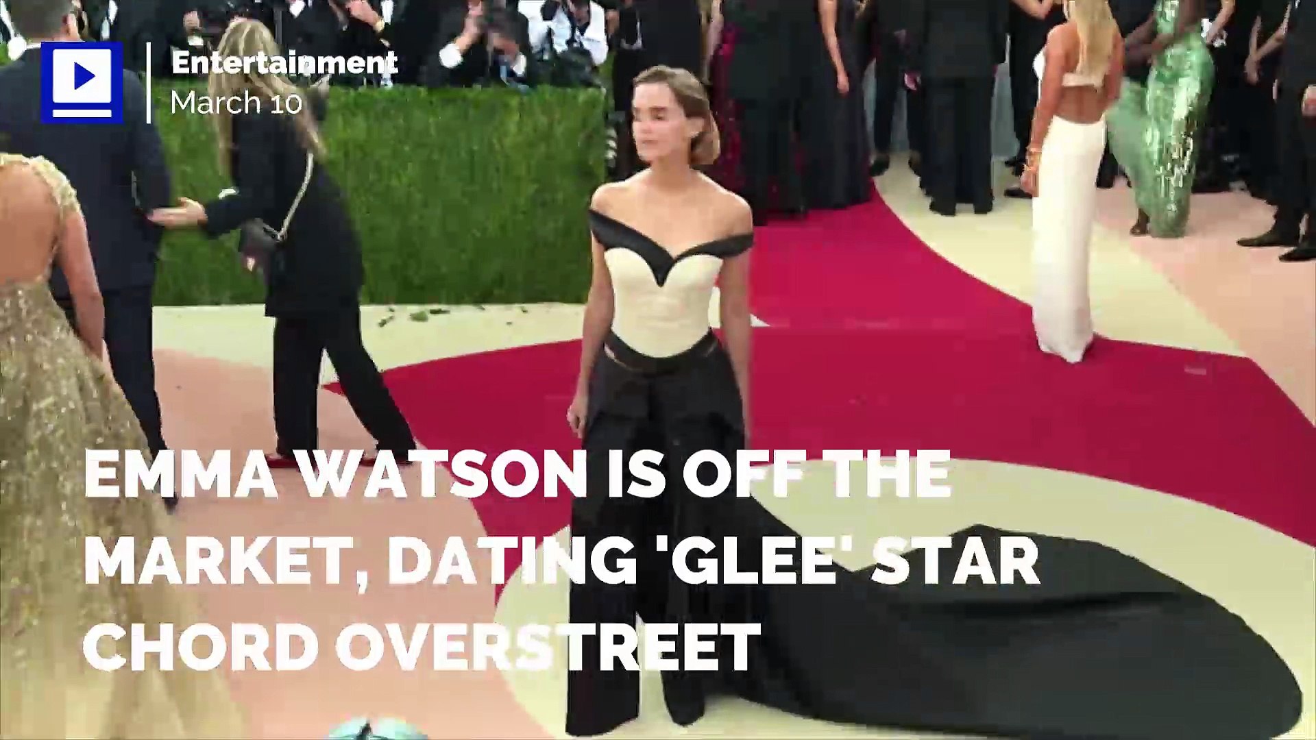 Emma Watson Is Off The Market Dating Glee Star Chord Overstreet