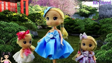 [ALIBABA KIDS] - Bé Na câu cá tâp 10 Fish game Búp bê Chibi ĐI CHÙA LỄ VU LAN