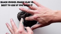 DIY BLACK BUTTER SLIME RECIPE !!! GLITTER & CLAY !! Tar Asphalt Slime Tutorial VIDEO!