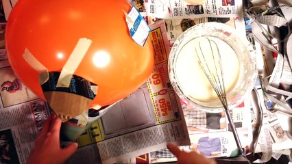 How to make a paper mache fox mask/head