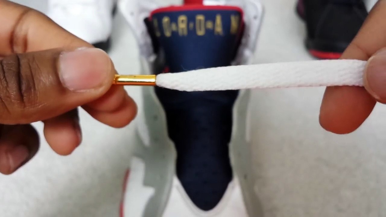 How to lace Jordan 7s