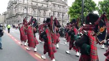 1st Battalion Scots Guards homecoming parade Glasgow new