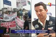 Ministro de Trabajo declara improcedente huelga de conductores del Metropolitano