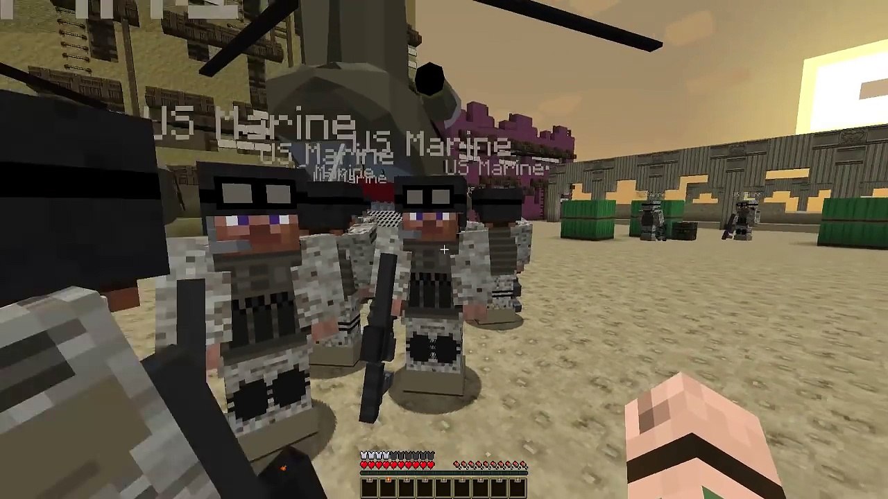 MC MODERN COMBAT | EPIC Army Rescue Mission with Tanks and Guns! - Modern Combat Modpack #1