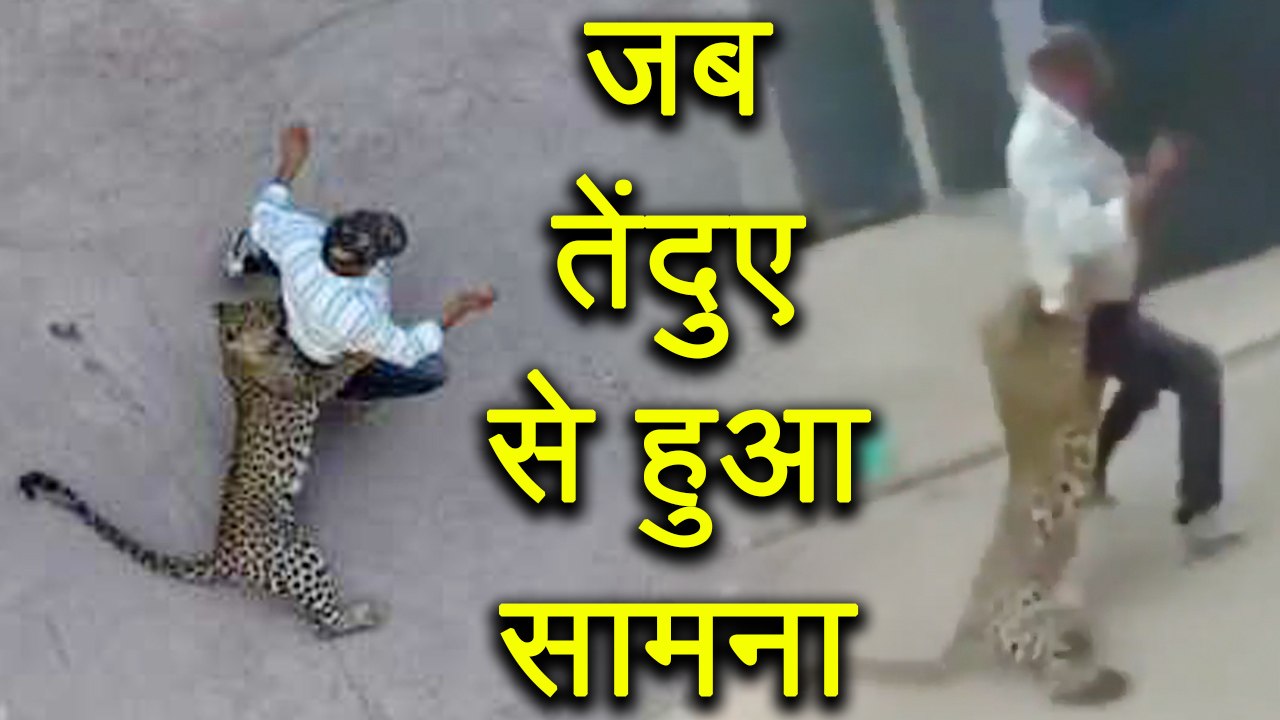 Leopard ने जब Officer पर सामने से किया हमला, Video देख दिल दहल जाएगा | वनइंडिया हिन्दी