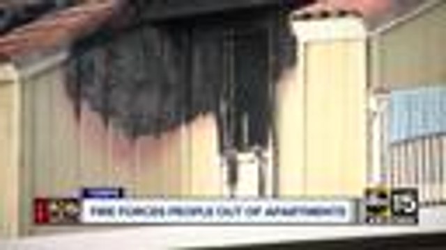Tempe apartment fire destroys several units