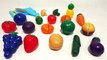 Learn names of fruits and vegetables with toy velcro cutting fruits and vegetables AAAsurprise#14