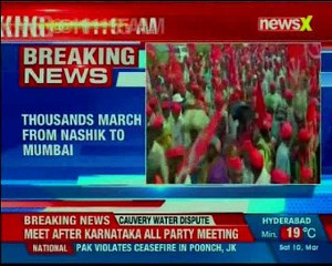 Maharashtra farmer's stir intensifies; thousands march from Nashik to Mumbai