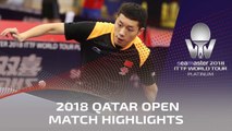 2018 Qatar Open Highlights I Xu Xin vs Lee Sangsu (R16)