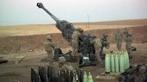 Army 101st Airborne Soldiers Fire M777 Howitzers