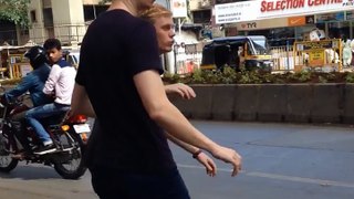 Foreigners VS Indians in Mumbai Traffic - 2 Foreigners In Bollywood