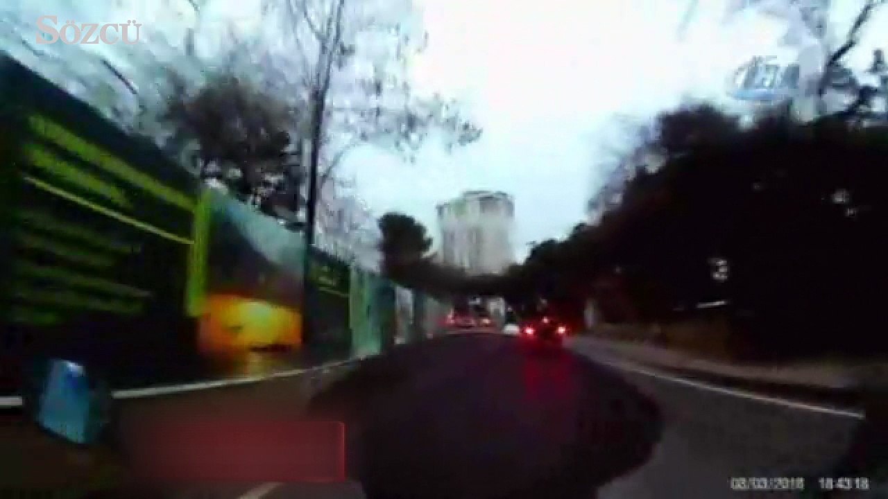İstanbul'da yaşlı adamın ölümden döndüğü anlar kamerada