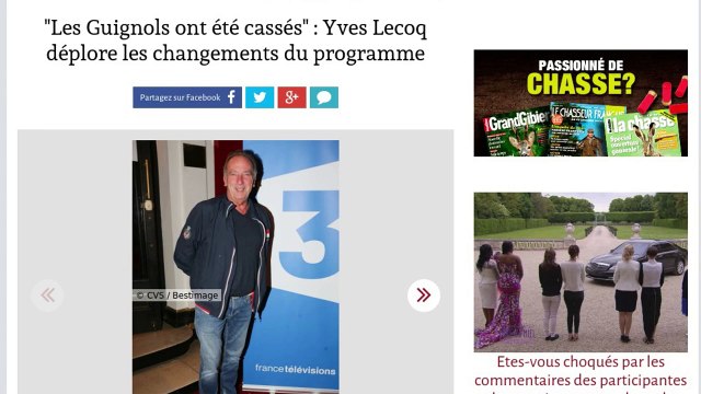 Crise aux Guignols ? Yves Lecoq se lâche